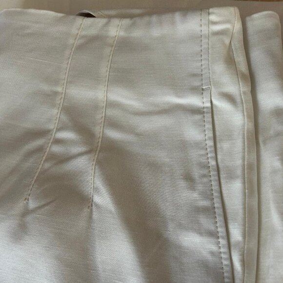Massimo Dutti Viscose & Wool Blend Flowing Darted Wide Leg Trousers Size 10 NWT - Picture 5 of 15